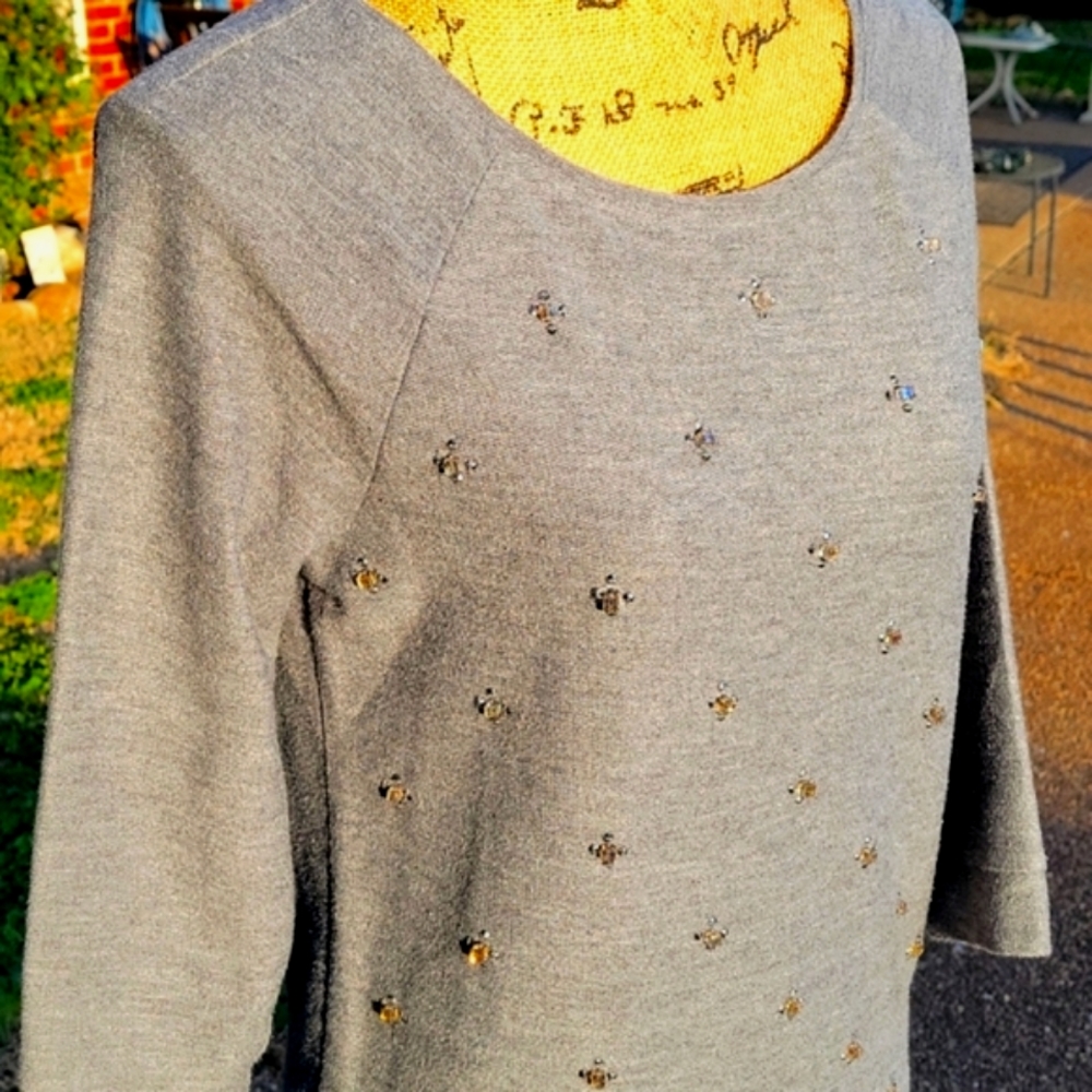 LOFT Rhinestone Embellished Top - Picture 14 of 17